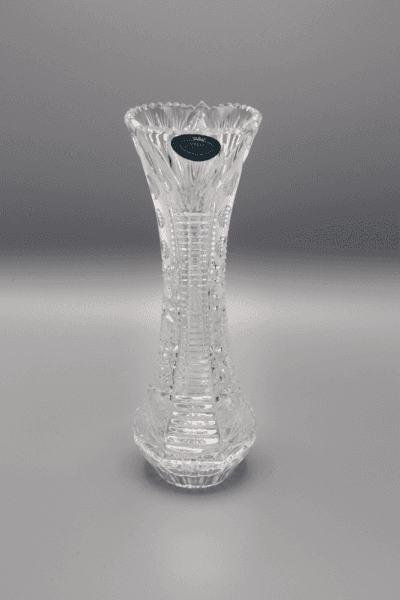 Krištáľová brúsená váza ÚSVIT 23 cm - Image 2