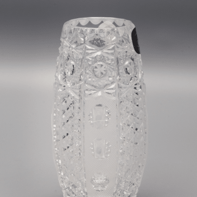 Krištáľová brúsená váza ÚSVIT 12 cm