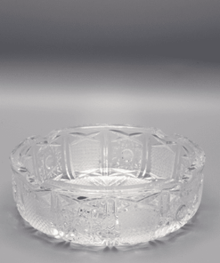 Krištáľový brúsený popolník ÚSVIT 15 cm