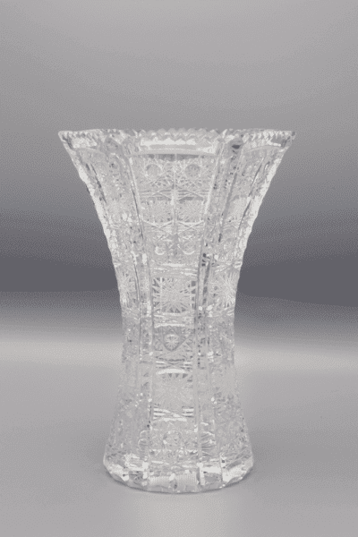Krištáľová brúsená váza ÚSVIT 21 cm