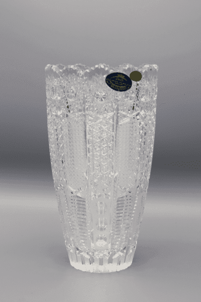 Krištáľová brúsená váza ÚSVIT 21 cm