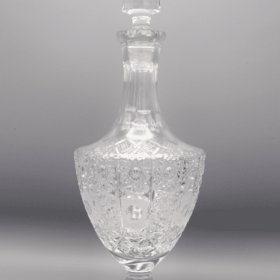 Krištáľová brúsená misa ÚSVIT 850 ml
