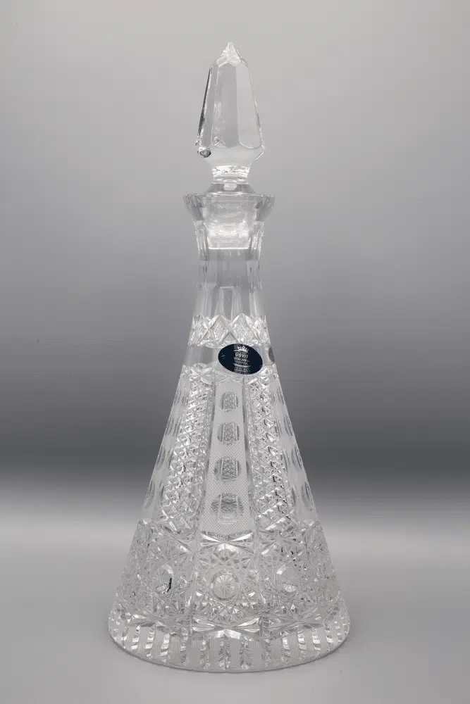 Krištáľová brúsená fľaša ÚSVIT 850 ml