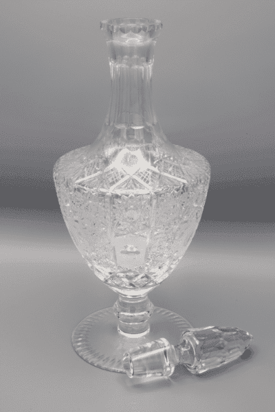 Krištáľová brúsená fľaša ÚSVIT 850 ml - Image 2