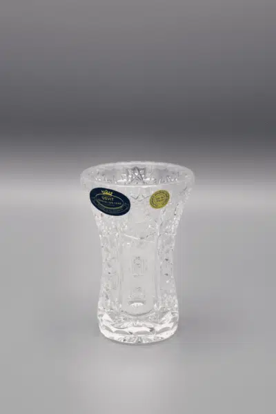 Krištáľová brúsená váza ÚSVIT 9,5 cm