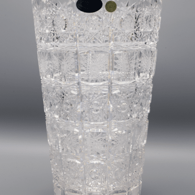 Krištáľová brúsená váza ÚSVIT 25 cm