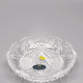 Krištáľový brúsený tanier ÚSVIT 14 cm