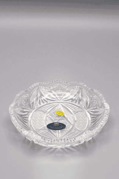 Krištáľový brúsený tanier ÚSVIT 14 cm