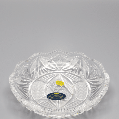 Krištáľový brúsený tanier ÚSVIT 14 cm