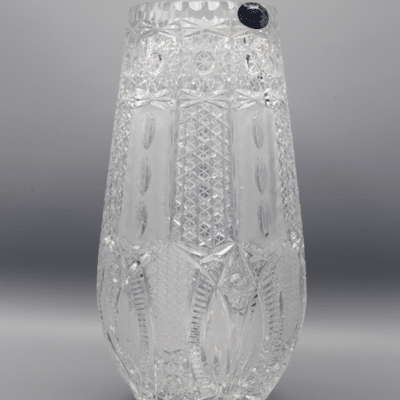 Krištáľová brúsená váza ÚSVIT 28 cm