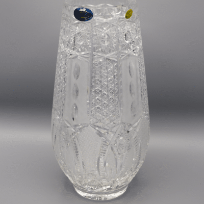 Krištáľová brúsená váza ÚSVIT 28 cm