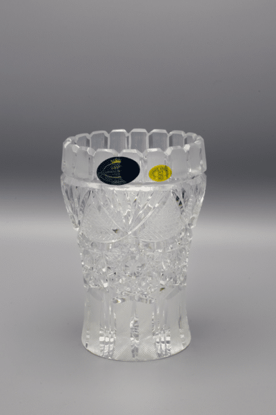 Krištáľová brúsená váza ÚSVIT 14 cm