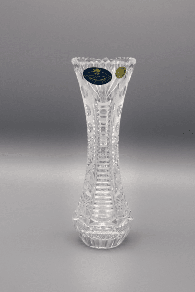 Krištáľová brúsená váza ÚSVIT 18 cm