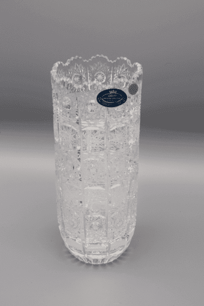 Krištáľová brúsená váza ÚSVIT 20 cm - Image 2