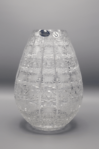 Krištáľová brúsená váza ÚSVIT 26 cm