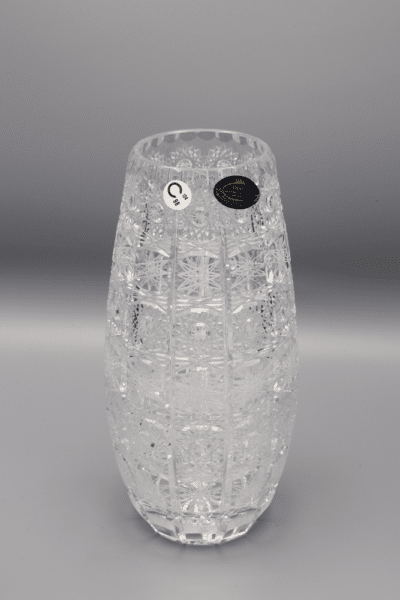 Krištáľová brúsená váza ÚSVIT 23,5 cm