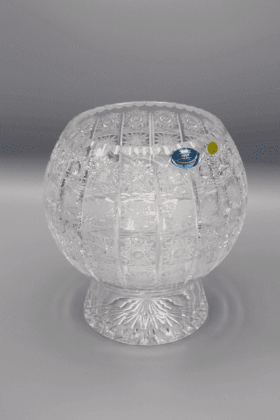 Krištáľová brúsená váza ÚSVIT 20 cm - Image 2