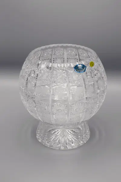 Krištáľová brúsená váza ÚSVIT 20 cm - Image 2