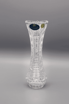 Krištáľová brúsená váza ÚSVIT 18 cm