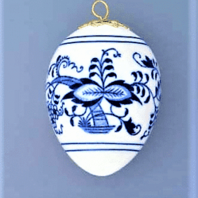 Cibulák – Veľkonočná ozdoba – vajíčko – originál cibuľový porcelán 1. akosť