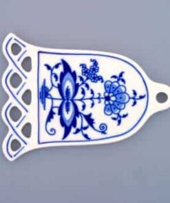 Cibulák – Vianočná ozdoba – zvonček 10 cm – originál cibuľový porcelán 1. akosť