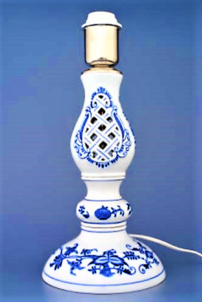 Cibulák – Lampový podstavec prelamovaný s elektrickou montážou – originálny cibulák Dubí – 1. akosť