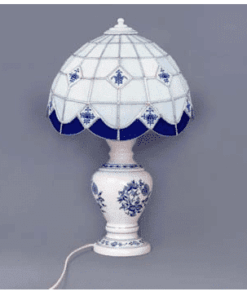 Cibulák – Lampa 1972 s tienidlom vitrážovým – originálny cibulák Dubí – 1. akosť