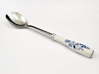 Cibulák – Vidlička na šalát porcelán + nerez