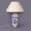 Cibulák – Stolová lampa 1211 s textilným tienidlom hladkým – originálny cibulák Dubí – 1. akosť