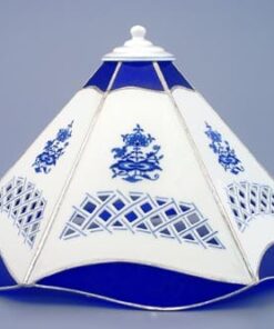 Cibulák – Tienidlo k lampe vitráž prelamované 6 stenové – originálny cibulák Dubí – 1. akosť