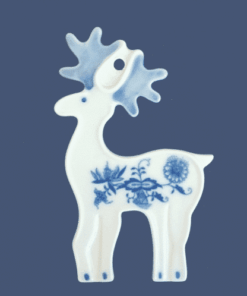 Cibulák – Vianočná ozdoba – Sob – Originál cibuľový porcelán 1. akosť