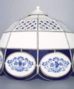Cibulák – Tienidlo k lampe vitrážové, prelamované 35 cm – originálny cibulák Dubí – 1. akosť