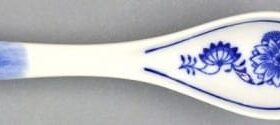 Cibulák – Lyžička Japan 17,2 cm – originálny cibuľový porcelán 1. akosť