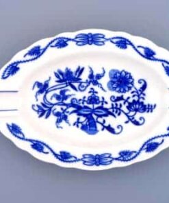 Cibulák – Popolník oválny 16 cm – originál cibuľový porcelán 1. akosť