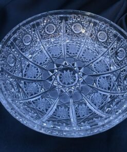 Krištáľová brúsená miska 12 cm