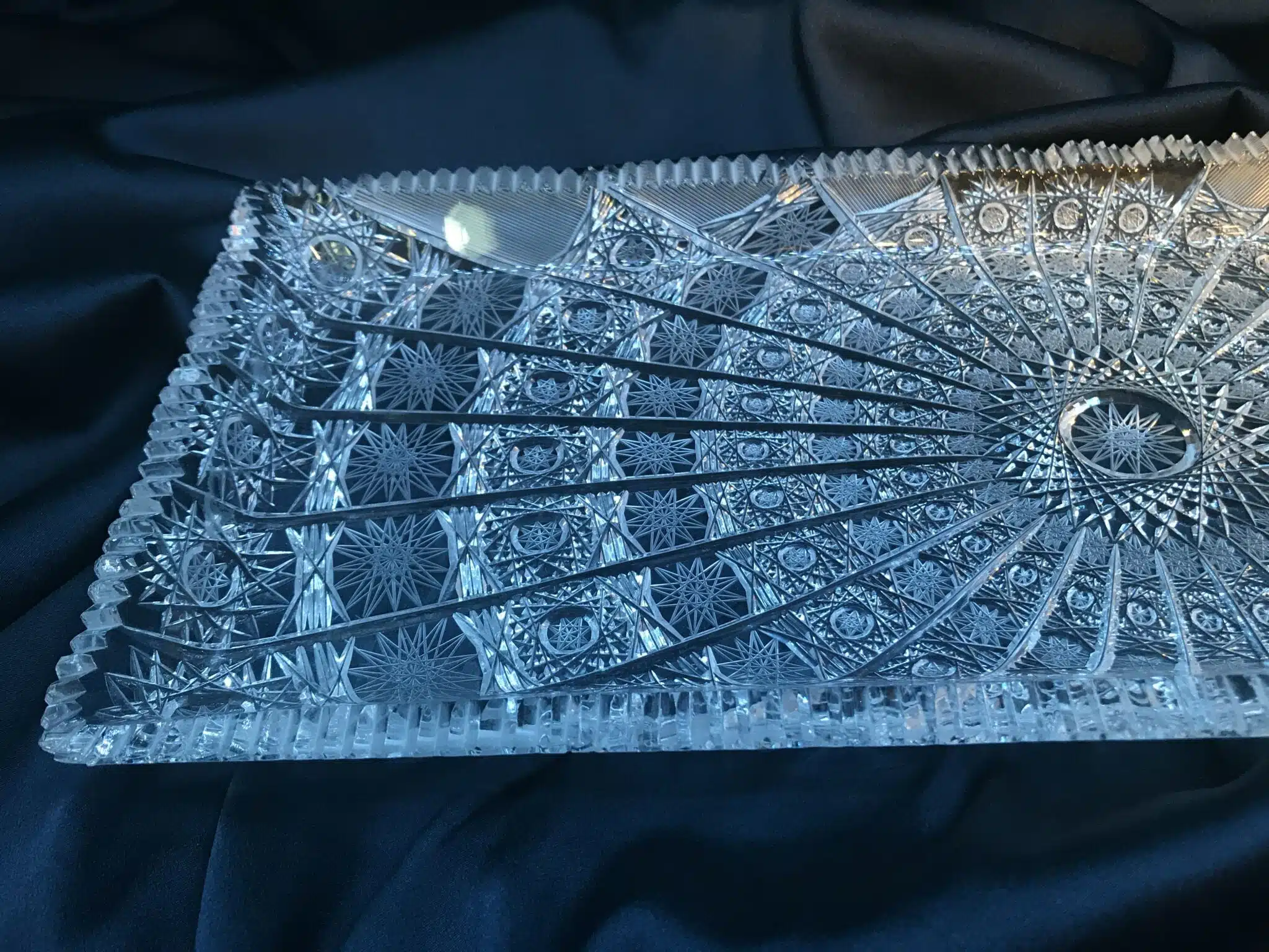 Krištáľová brúsená exkluzívna platňa 40 cm