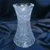 Krištáľová brúsená váza 21 cm