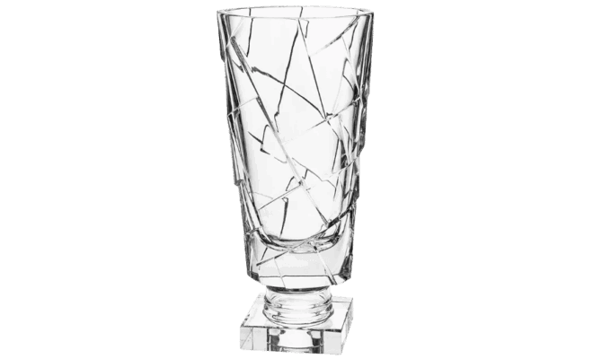 Krištáľová váza Cra ftd vase 38 cm