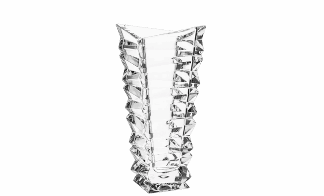 Krištáľová váza Roc vase 30,5 cm