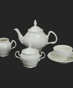 Čajová súprava pre 6 osôb Berna slonová kosť