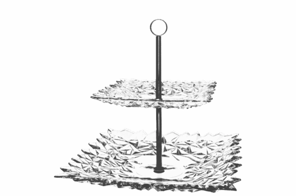 Miska Gla two tier plate 30,5 cm