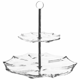 Miska Calyp two tier plate 33 cm