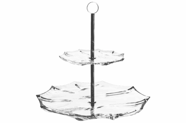 Miska Calyp two tier plate 33 cm