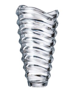 Krištáľová váza Wav vase 34 cm