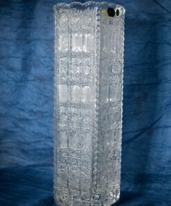 Krištáľová brúsená váza 40 cm