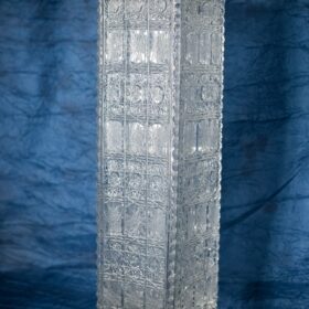 Krištáľová brúsená váza 40 cm