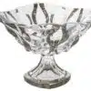 Krištáľová miska na nohe Samboa platinum 30,5 cm