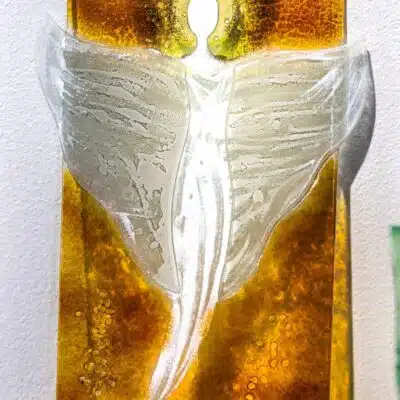 Umelecké sklo Veronika Rusňáková 27x39 cm