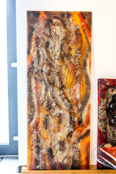 Umelecké sklo Veronika Rusňáková 60x150 cm - Image 2