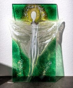 Umelecké sklo Veronika Rusňáková 22x32 cm